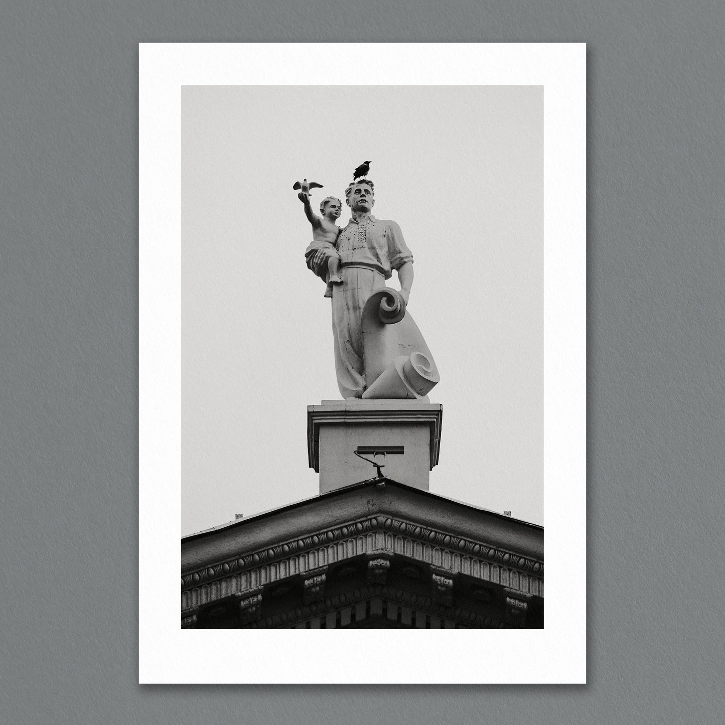 Print STATUE, MINSK